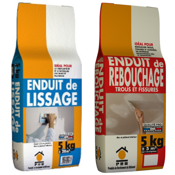 Enduit de lissage et enduit de rebouchage - Mastock